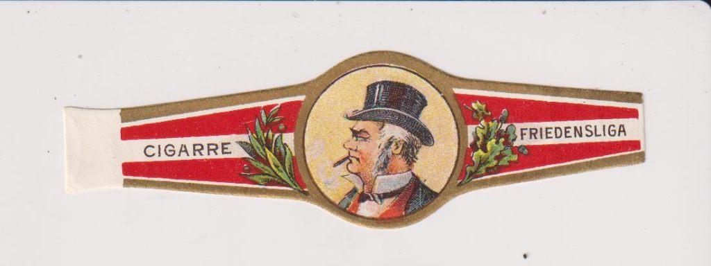sigarenbanden - FRIEDENSLIGA - ROKERS, Ophalen of Verzenden, Zo goed als nieuw, Sigarenbandjes