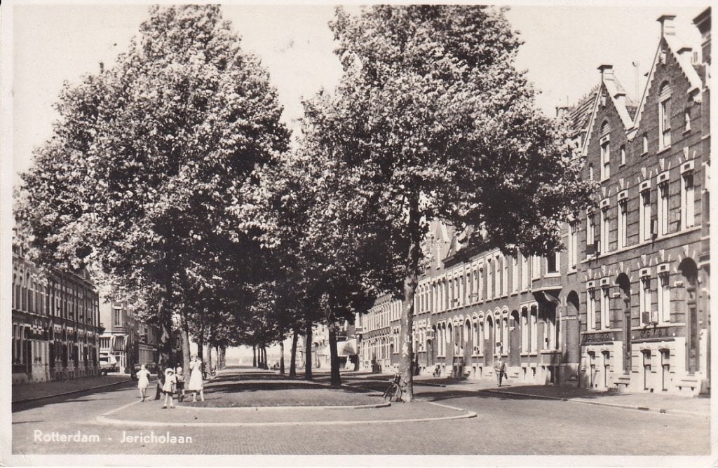 762Z Rotterdam Kralingen Jericholaan 1953, Ophalen of Verzenden, 1940 tot 1960, Gelopen, Zuid-Holland