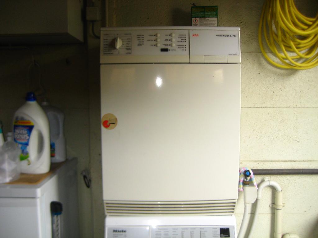 wasdroger, Ophalen, Gebruikt, Voorlader, 85 tot 90 cm
