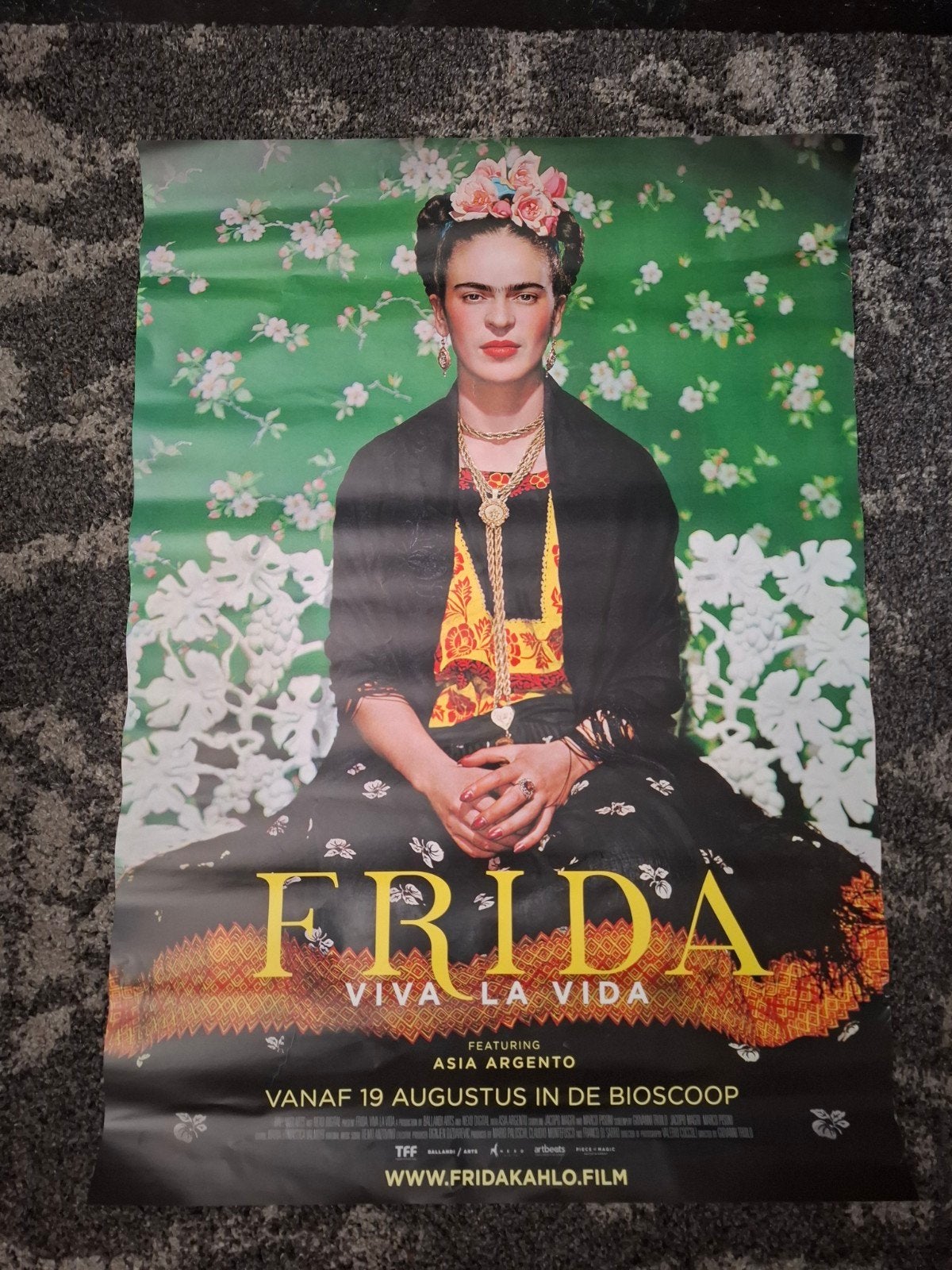 Filmaffiche poster Frida Kahlo viva la vida, Verzamelen, Ophalen of Verzenden, Zo goed als nieuw, A1 t/m A3