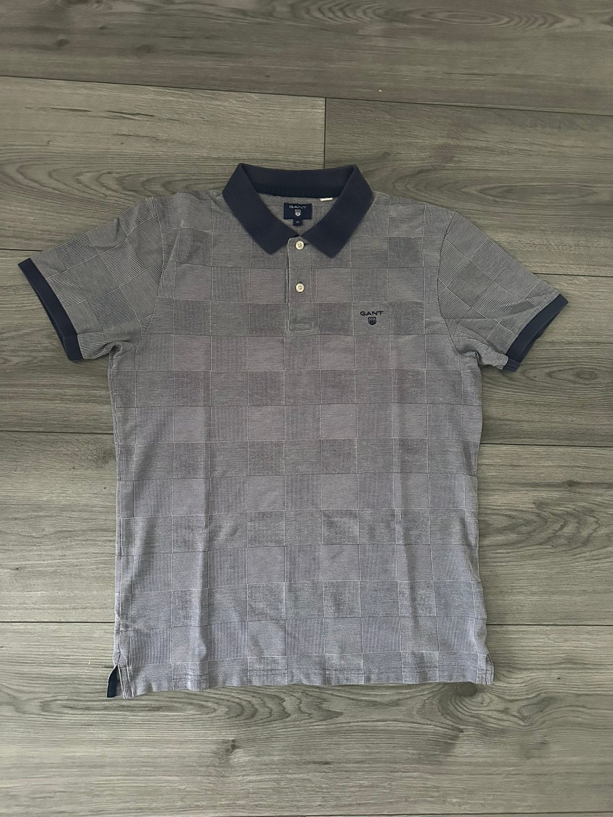 Gant polo maat M, Ophalen of Verzenden, Zo goed als nieuw, Maat 48/50 (M), Blauw