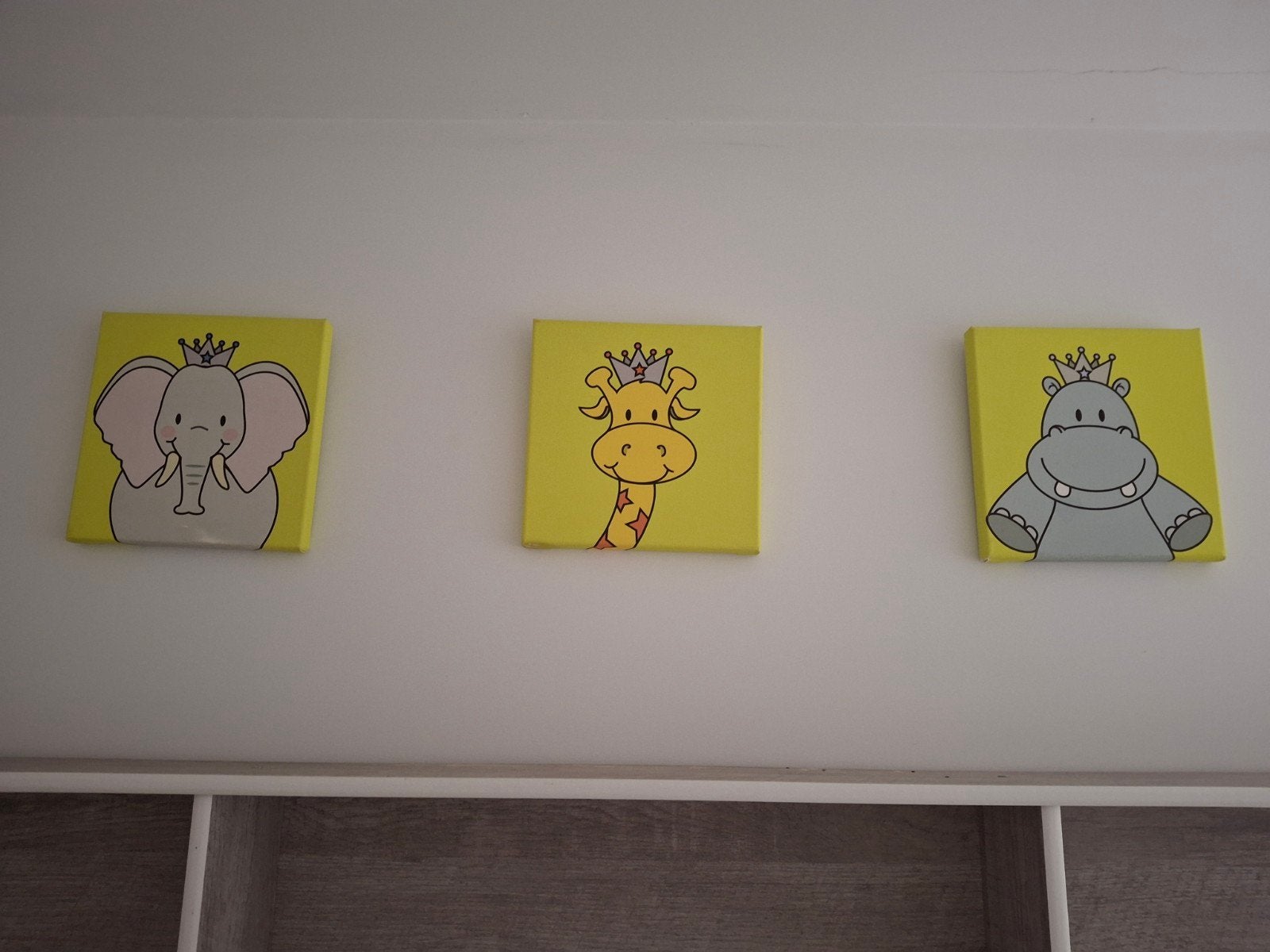 Leuke schilderijtjes voor de kinderkamer, Ophalen of Verzenden, Zo goed als nieuw