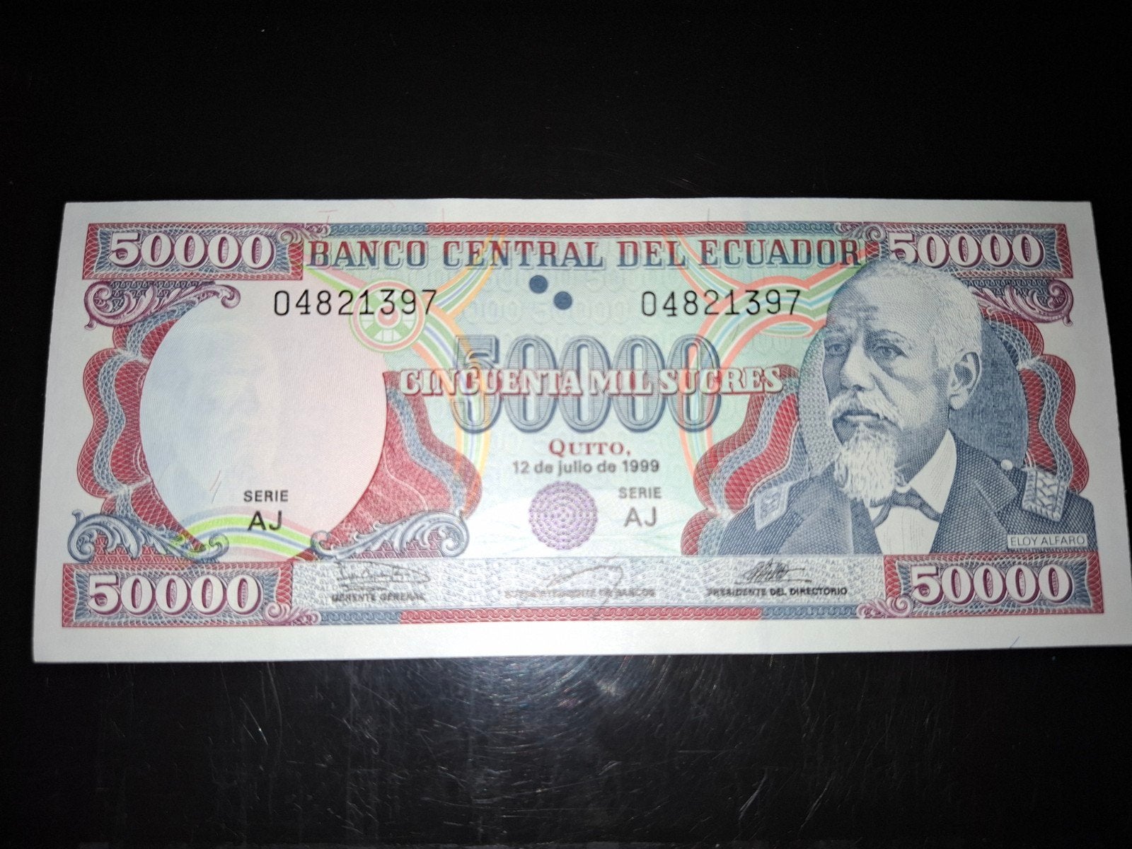 ### Ecuador 50000 sucre 1999 ###, Ophalen of Verzenden