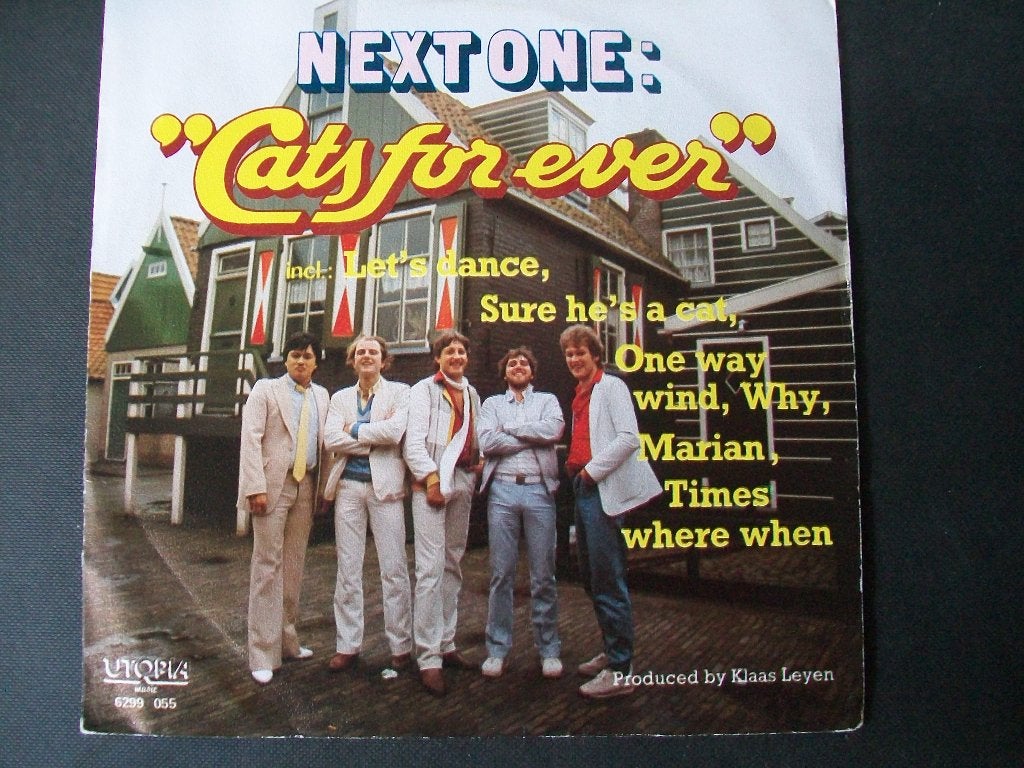 NEXT ONE met CATS FOR EVER (7 inch) in nieuwstaat (1982), 7 inch, Zo goed als nieuw, Pop, Beschermende buitenhoes
