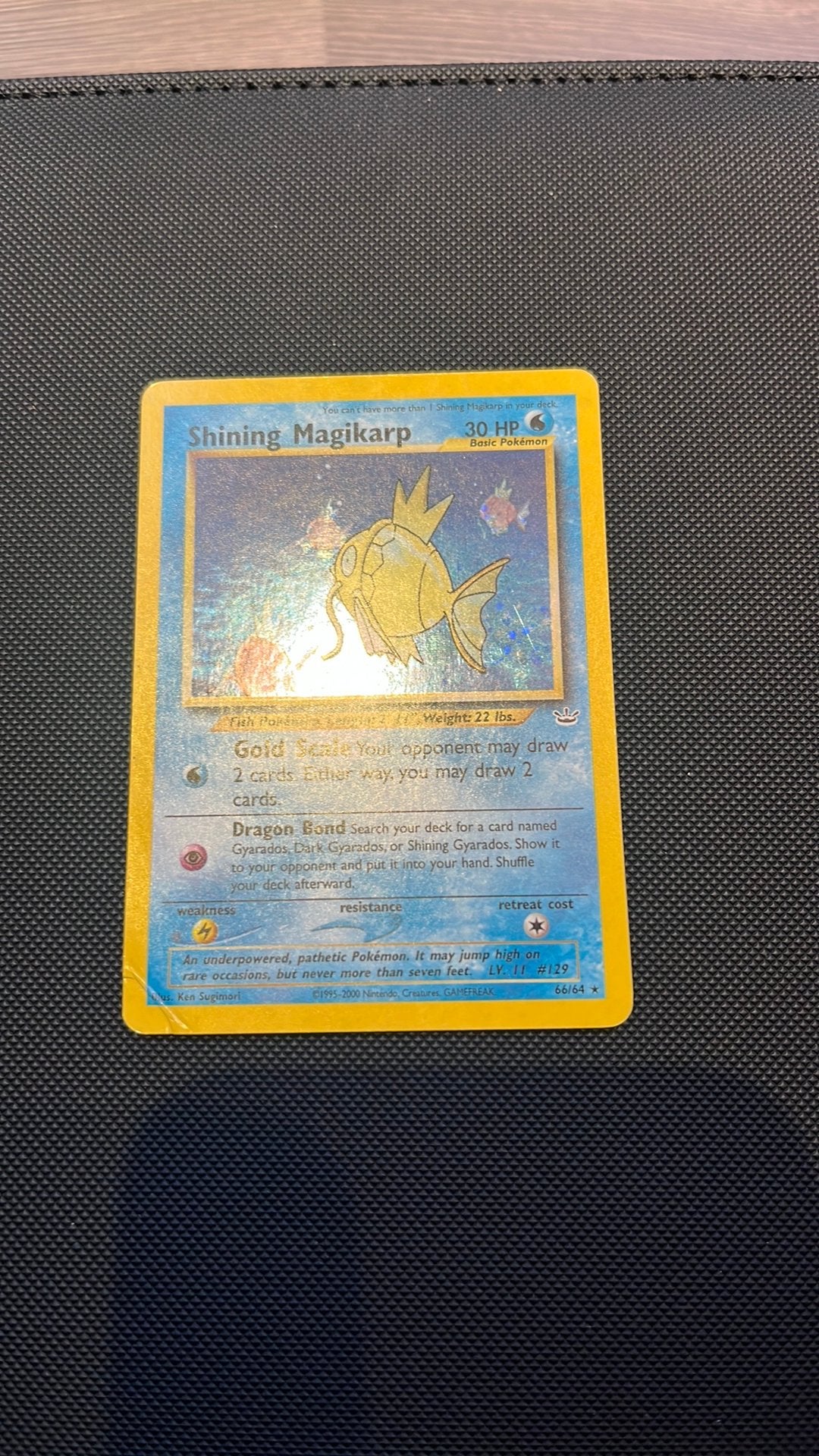 Shining Magikarp Neo Revelation, Ophalen of Verzenden, Zo goed als nieuw