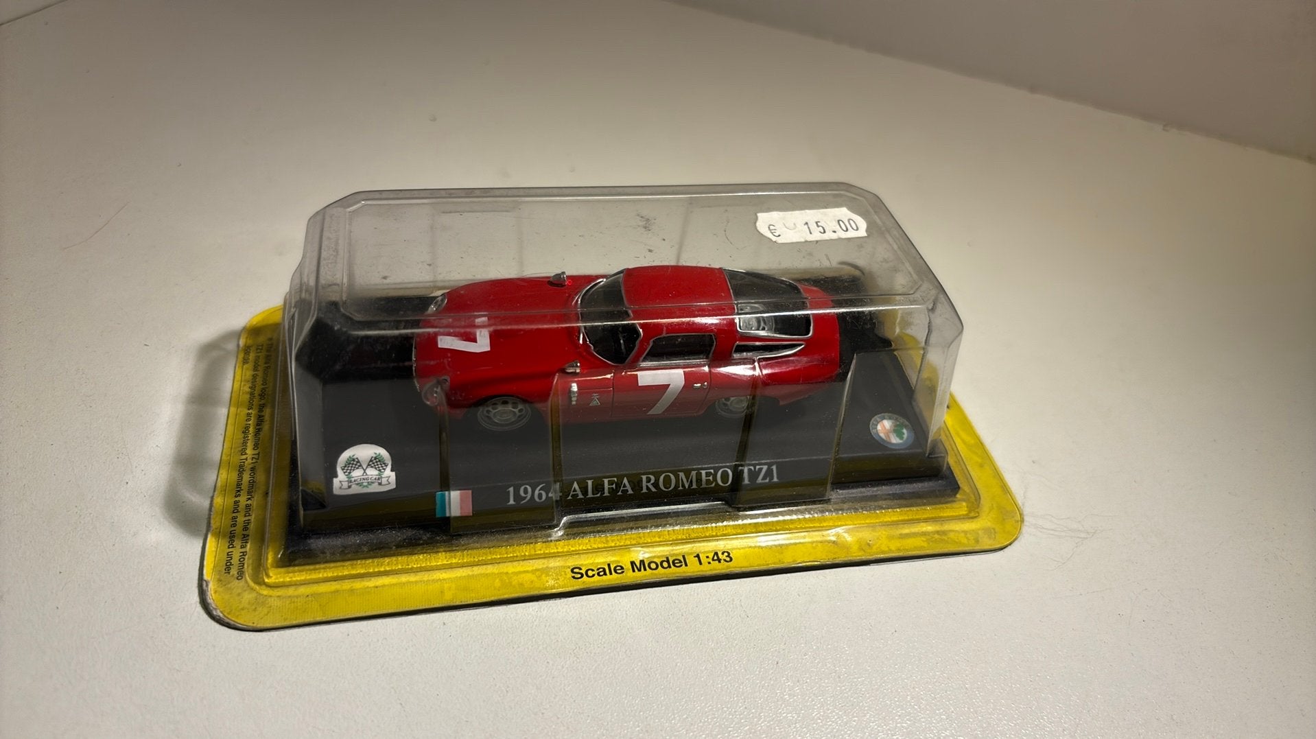 Alfa romeo tz1 1964 del prado 1.43, Overige merken, Auto, Ophalen of Verzenden, A