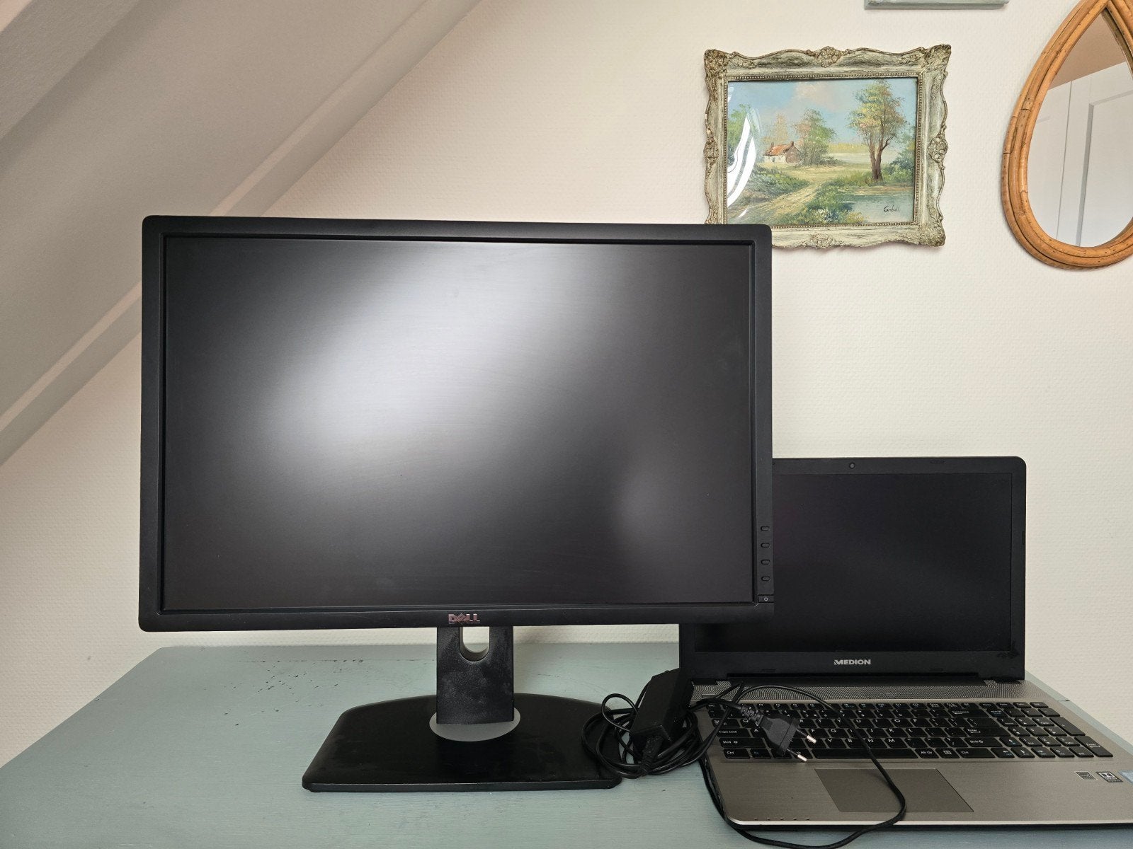 Dell U2412M Monitor - 24 inch Full HD IPS scherm, Gebruikt, IPS, HDMI, In hoogte verstelbaar