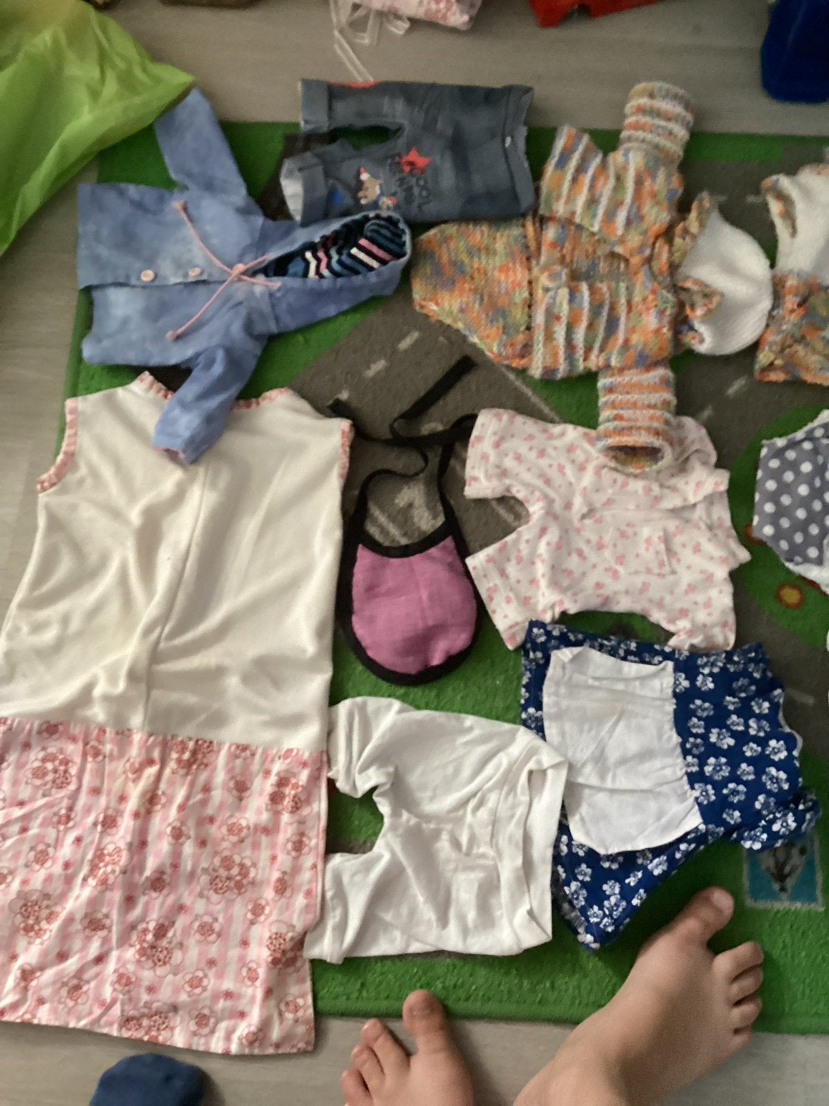 Grote set poppenkleding en accessoires voor babypop, Ophalen of Verzenden, Gebruikt, Babypop