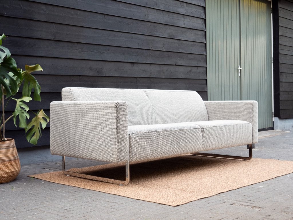 Artifort Mare | 2,5 zits design bank Grijs wol | FC 306, Tweepersoons, 75 tot 100 cm, Ophalen of Verzenden, Zo goed als nieuw