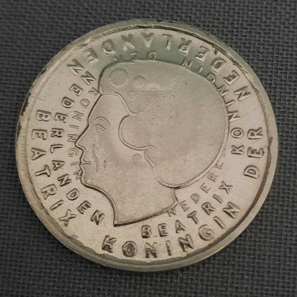 Laatst geslagen Gulden munt Koningin Beatrix 2001, Ophalen of Verzenden, Koningin Beatrix, 1 gulden, Losse munt