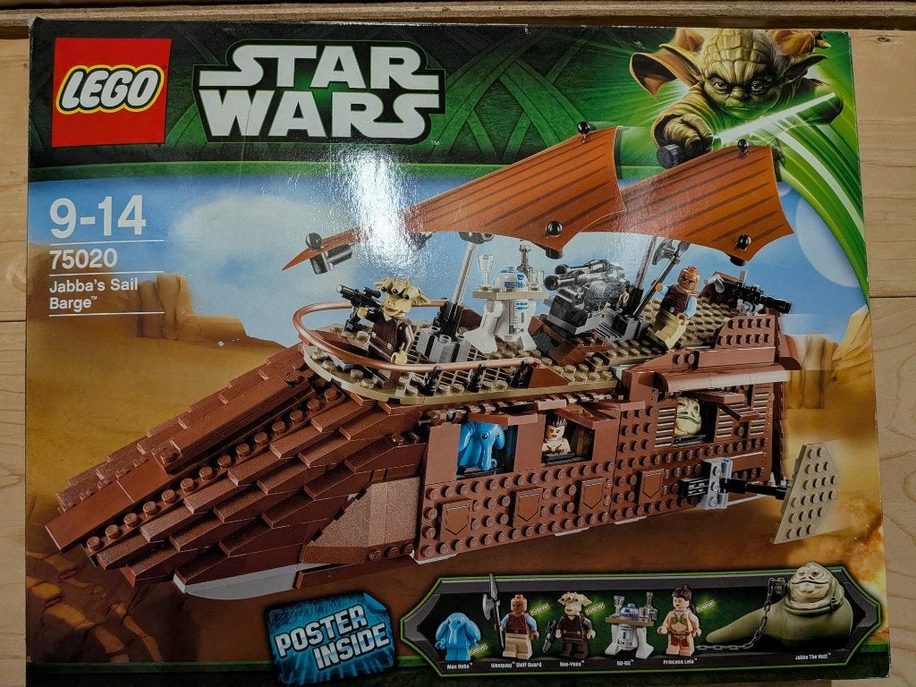 LEGO Star Wars 75020 Jabba's Sail Barge, Inclusief instructies, Star Wars, Verzenden, Lego