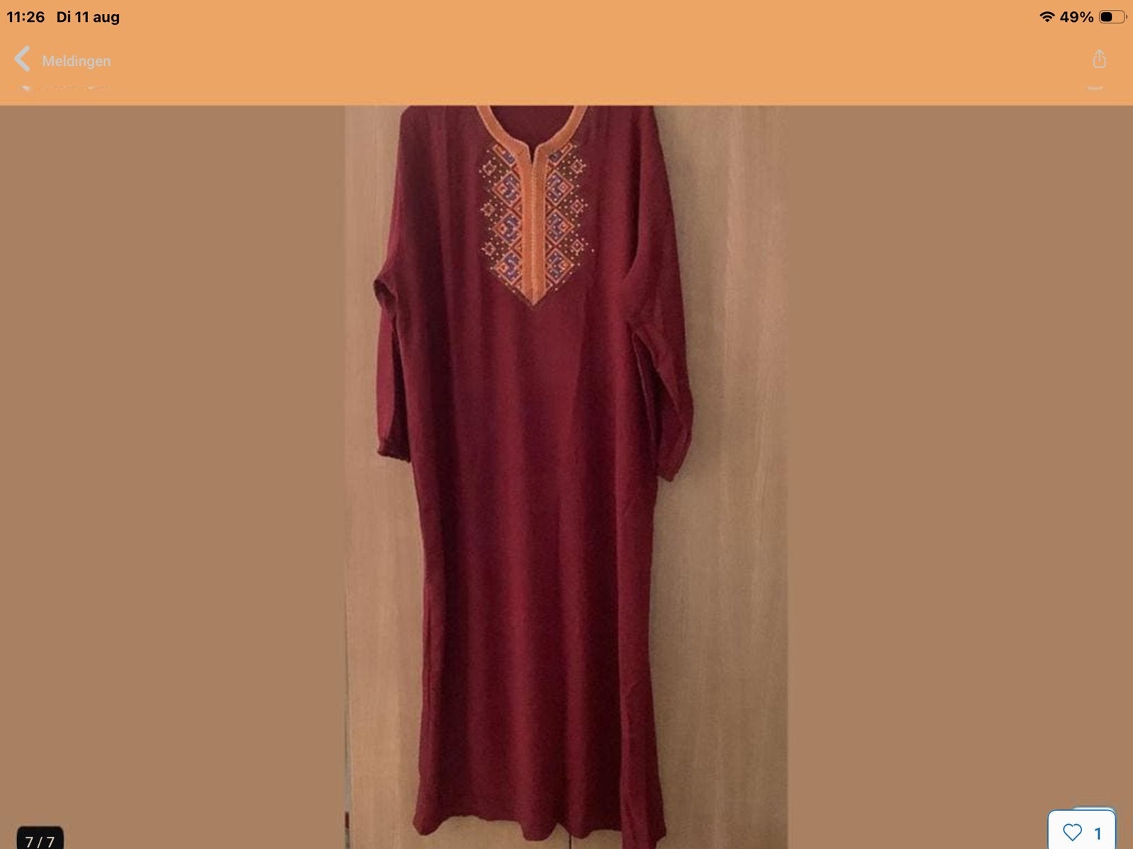 Nieuwe Kaftan - Maat XXXL, Ophalen of Verzenden, Nieuw, Maat 46/48 (XL) of groter, Onder de knie