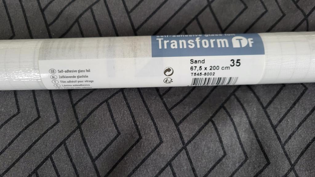 Zelfklevende raamfolie - Nieuwe rol over, Ophalen of Verzenden