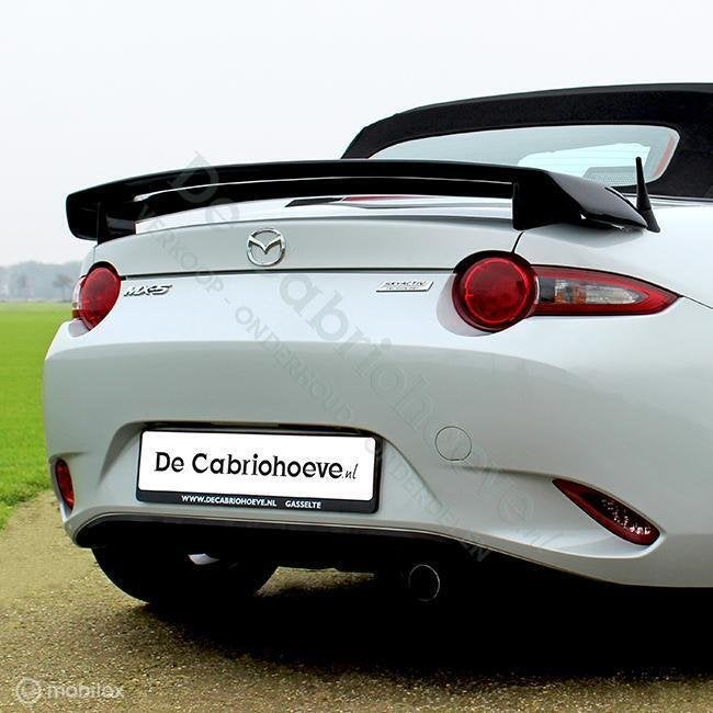 MX5 Spoiler ND hoogglans zwart soft top, De Cabriohoeve VOF, Nieuw, Info@cabriohoeve.nl, Julianalaan 9, 9462PG Gasselte, Nederland