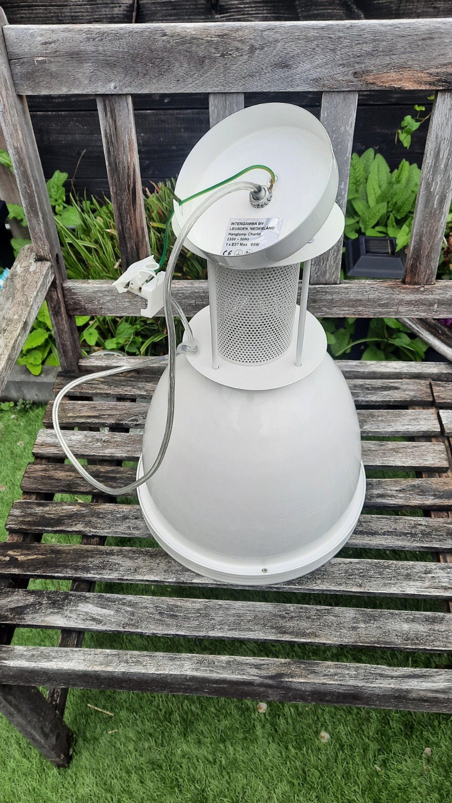 Witte hanglamp prijs € 7,50  (ALLEEN OPHALEN), Ophalen, 25 tot 50 cm, 50 tot 100 cm, Minder dan 100 cm