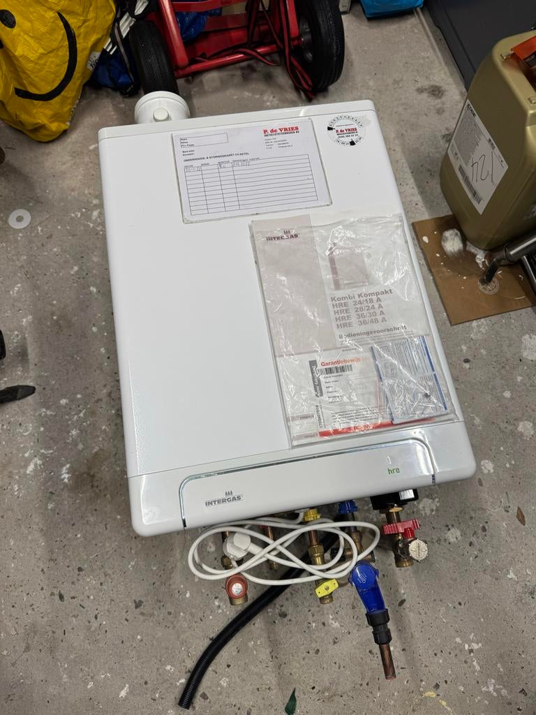 Intergas Kompakt HRE CV-ketel - Zo goed als nieuw, Ophalen, Hoog rendement (Hr), Cv-ketel of Combi-ketel, Zo goed als nieuw
