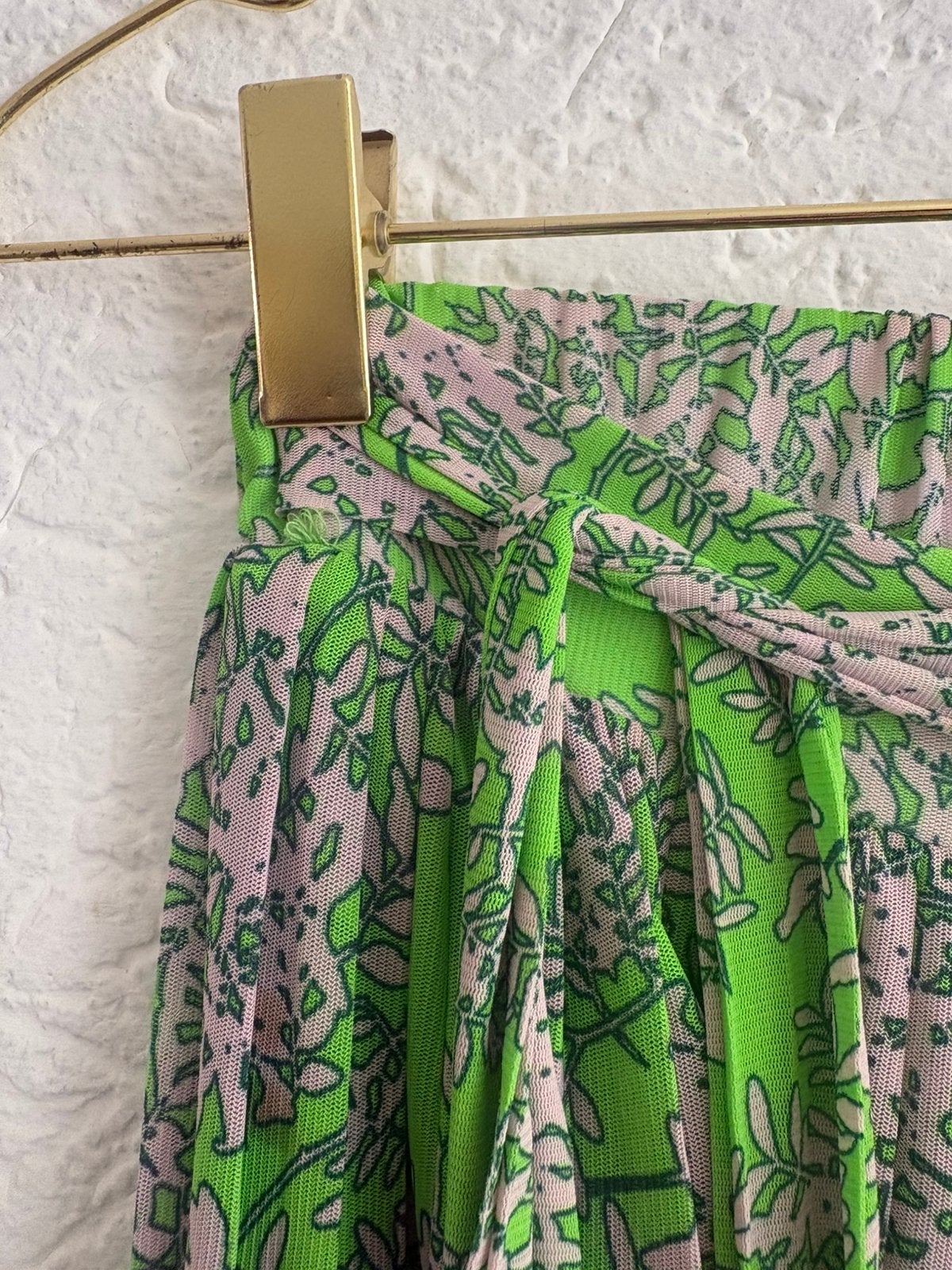 CKS plisse midi rok groen 36 S, Ophalen of Verzenden, Zo goed als nieuw, Maat 36 (S), Onder de knie