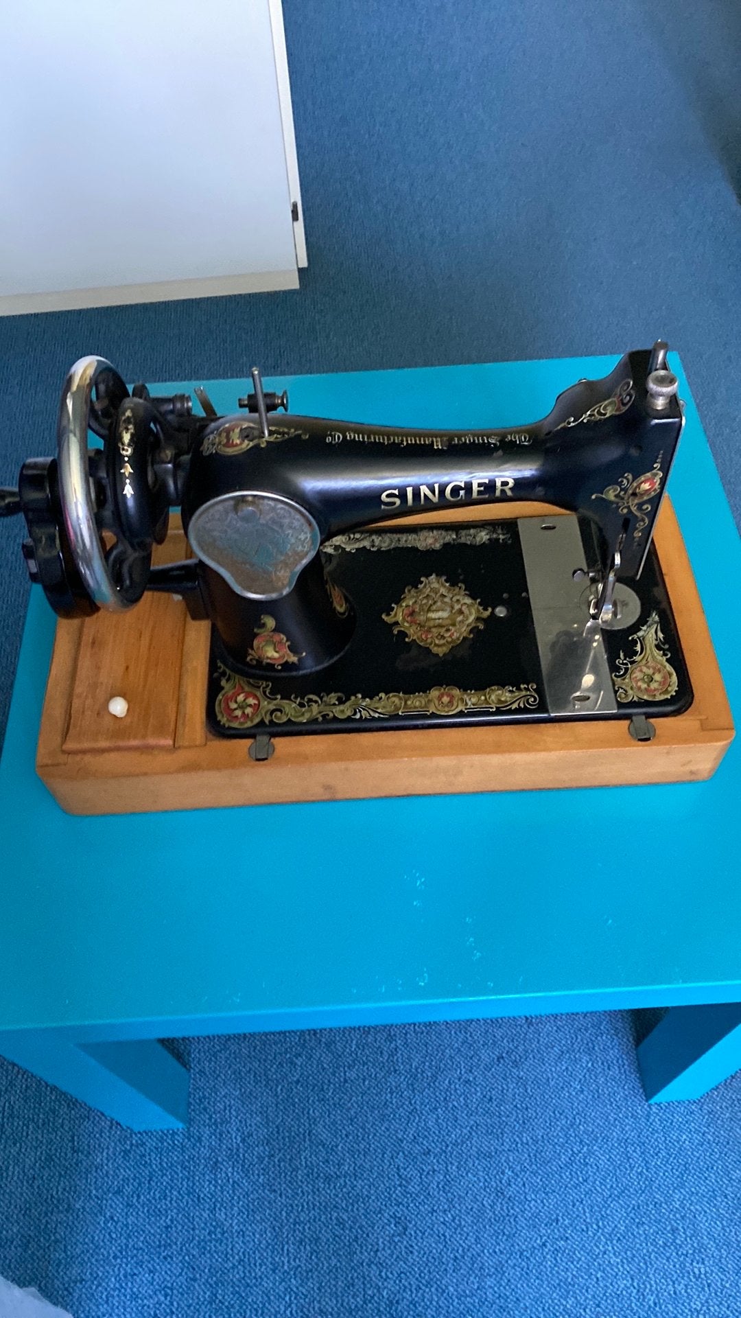 Naaimachine, Ophalen