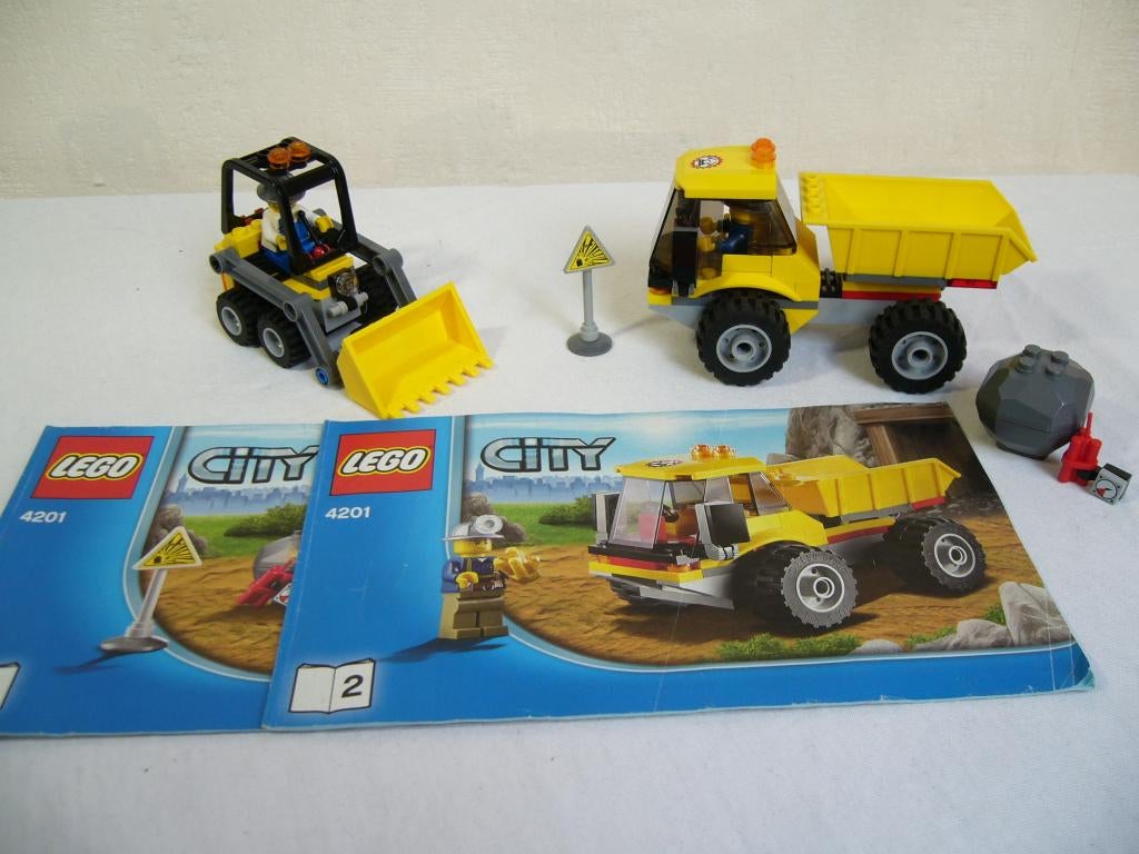 Lego City 4201 Loader and Dump Truck, Ophalen of Verzenden, Complete set, City, Gebruikt