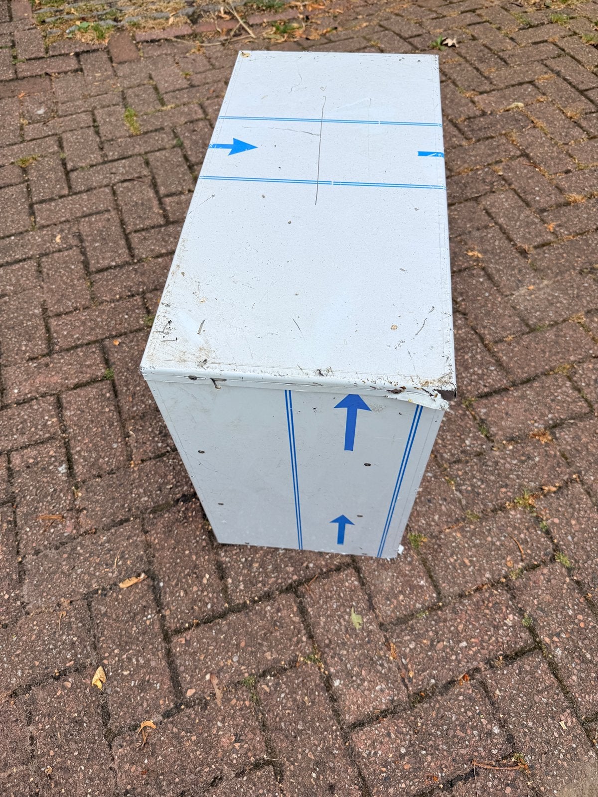 10 RVS kasten (1 gemonteerd) - 60x50x30 cm, Ophalen, Zo goed als nieuw
