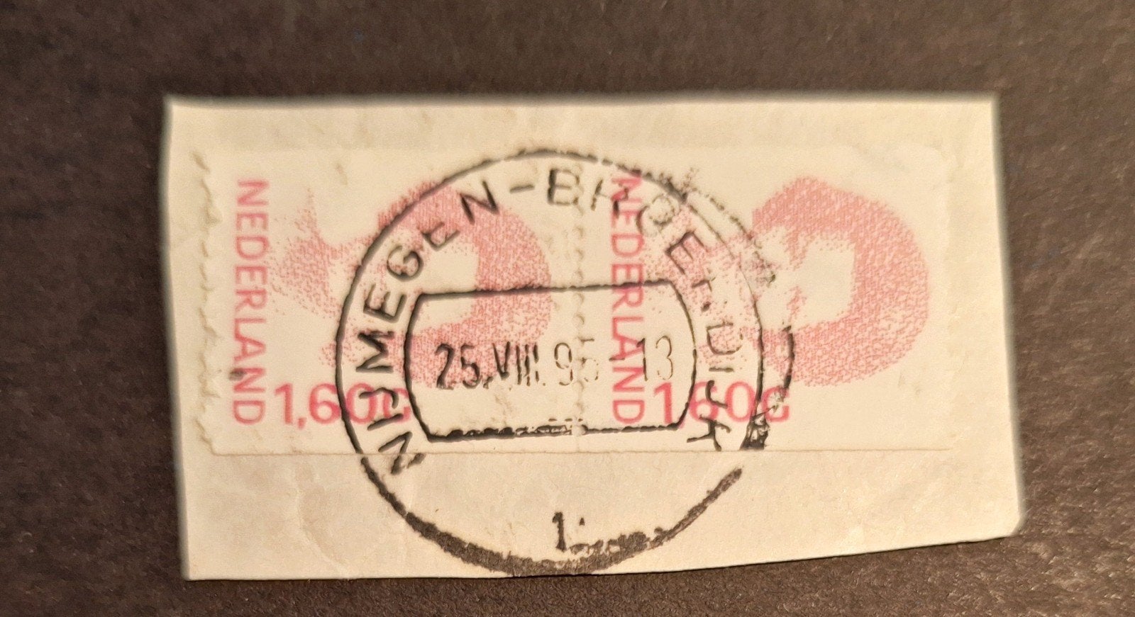 NIJMEGEN - BROEKDIJK 1 op briefstukje, Ophalen of Verzenden, Na 1940, Gestempeld
