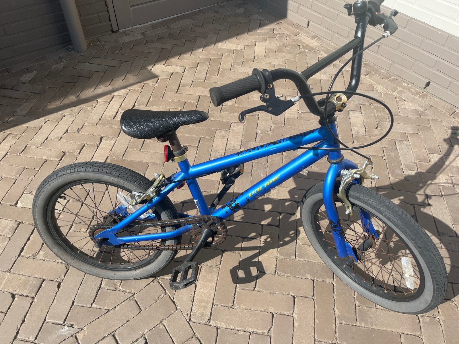 Blauwe Crossfiets 18 inch Volare Freestyle Cool Rider, Ophalen, Gebruikt, Staal, Velgrem