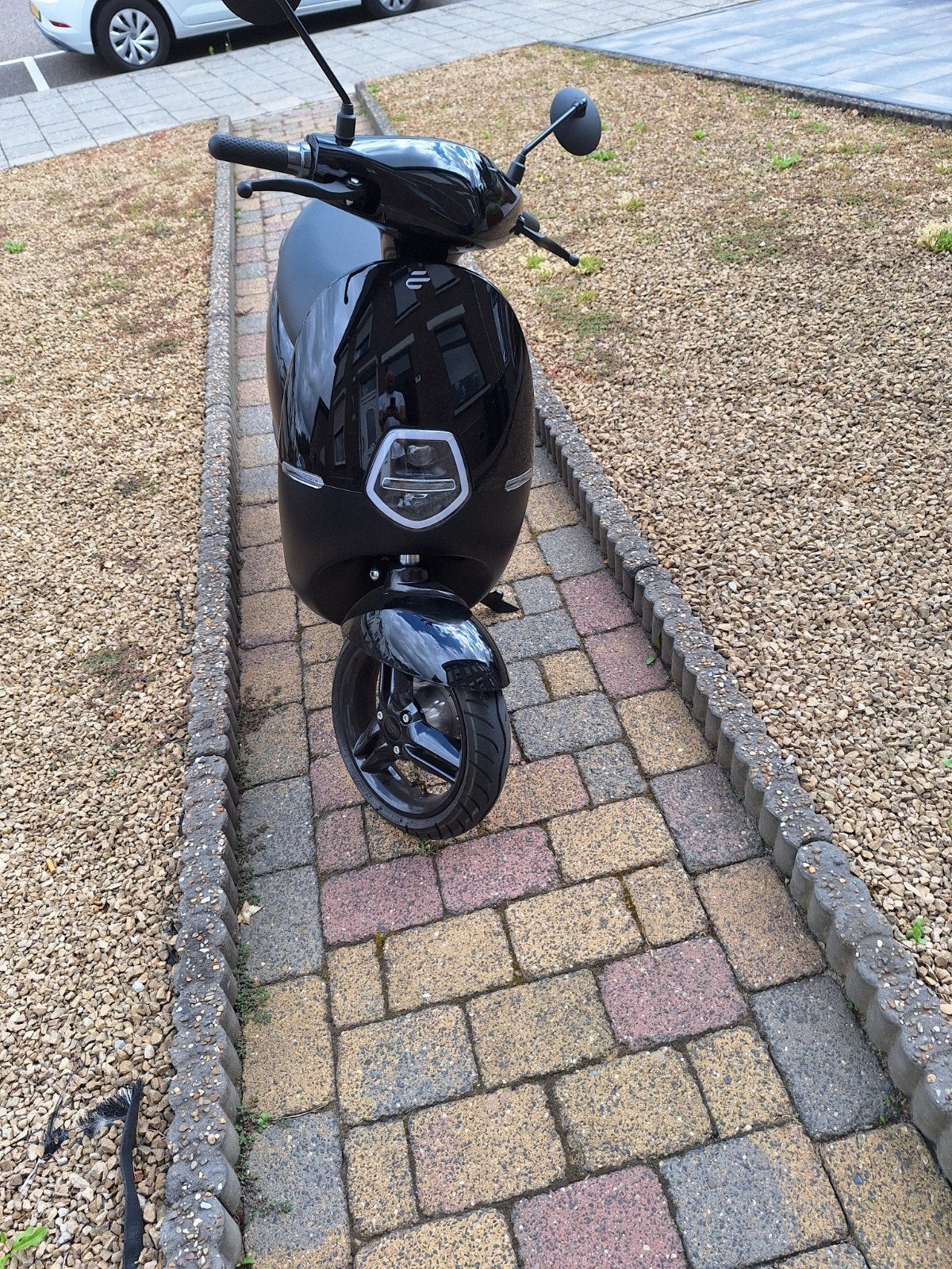 Te koop:  Ecooter E1 Elektrisch (Zgan, 422km) + 20 mnd Fabri, Elektrisch, Zo goed als nieuw, Ophalen, Overige merken