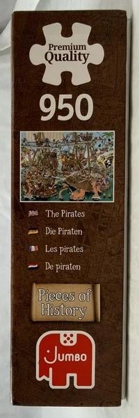 Jumbo 81895 Pieces of History De Piraten 950 St. Puzzel, Verzenden, 500 t/m 1500 stukjes, Zo goed als nieuw, Legpuzzel
