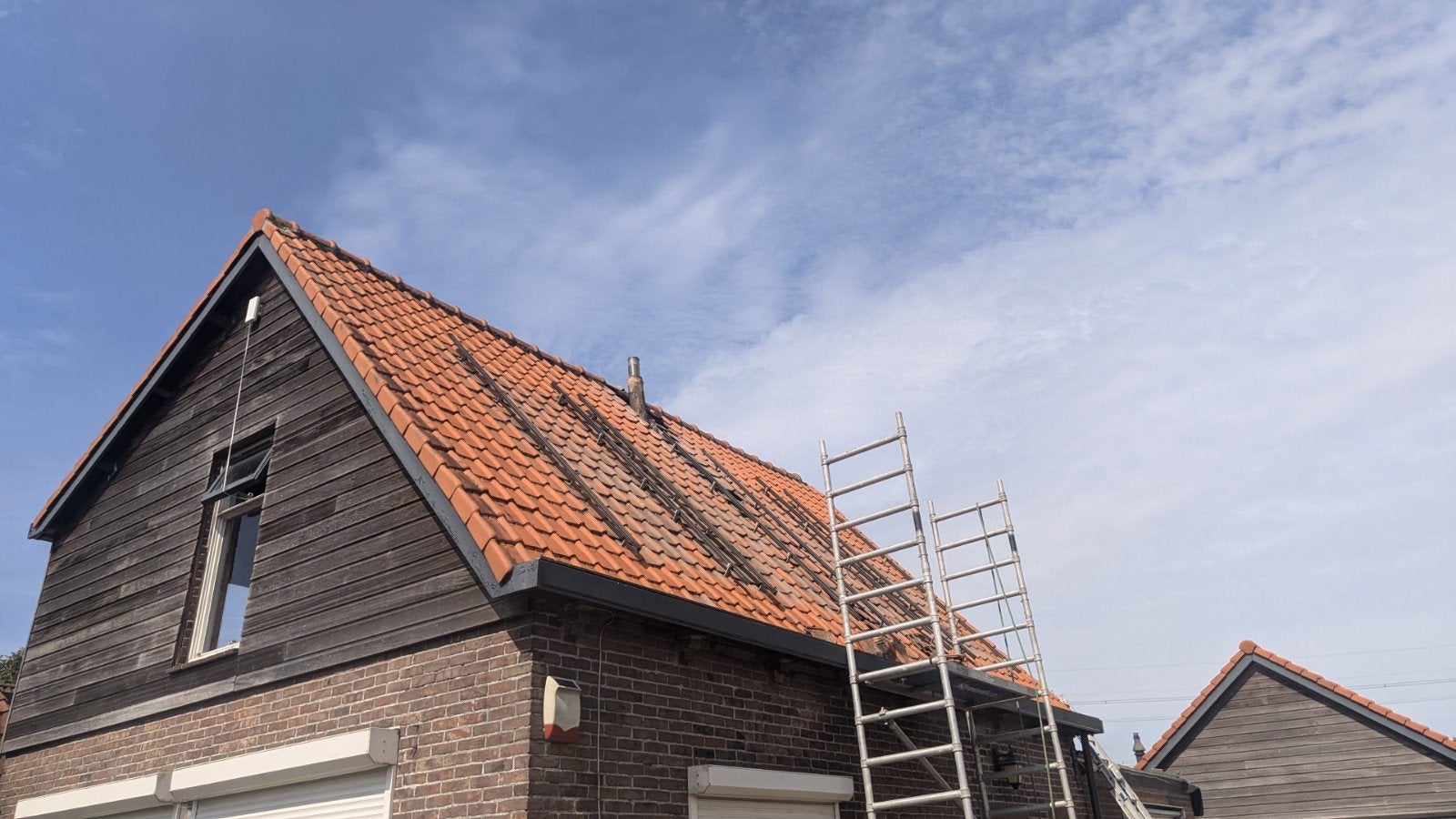 Tuile du Nord Pottelberg dakpannen, ca. 80m2 met toebehoren, Doe-het-zelf en Verbouw, Dakpannen en Dakbedekking, Ophalen, Gebruikt