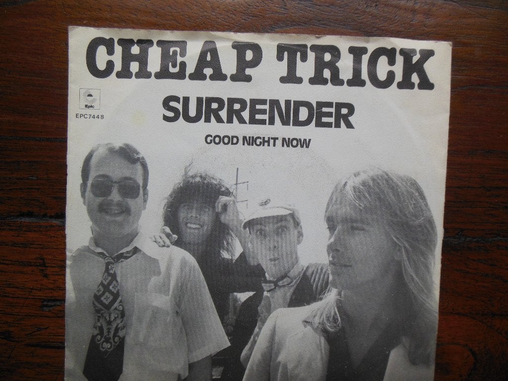 single cheap trick surrender 45rpm jukebox vinyl record 7'', Gebruikt, 7 inch, Ophalen of Verzenden, Pop