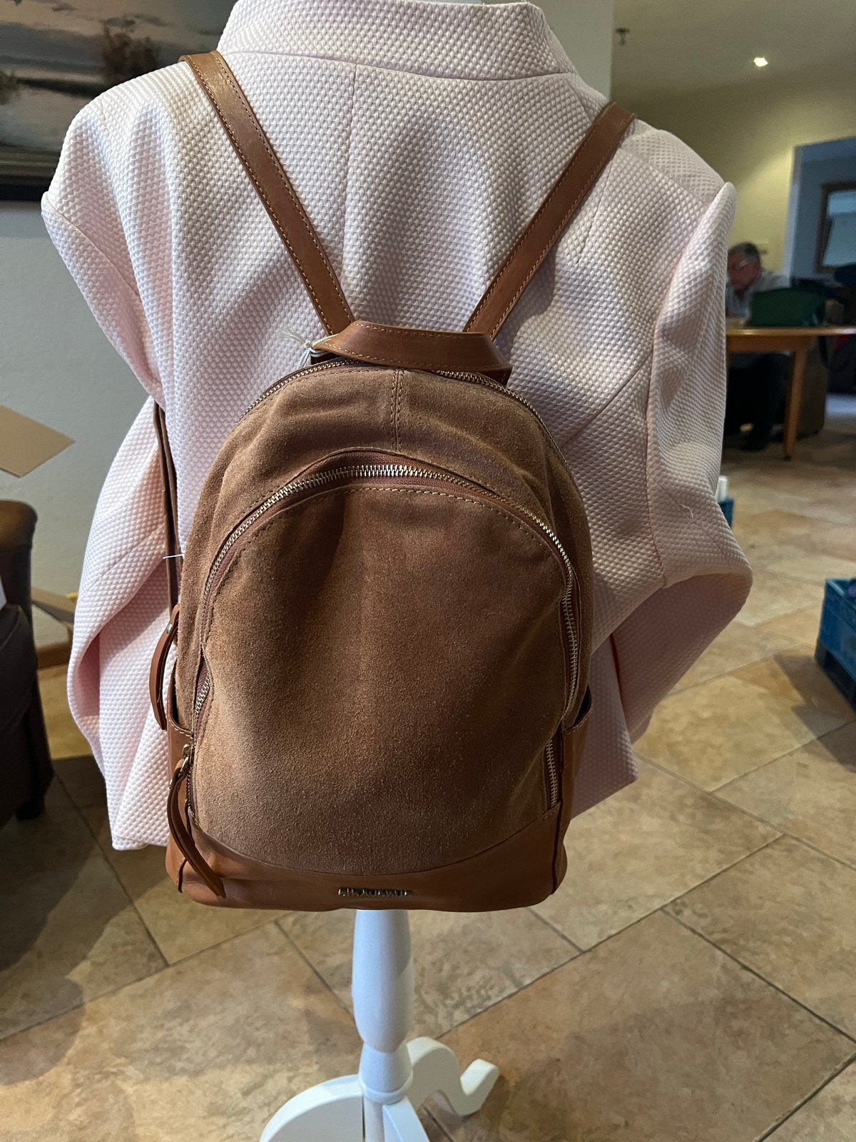 Stijlvolle Leren Rugtas - 5th Avenue, Overige merken, 25 tot 40 cm, Nieuw, Ophalen of Verzenden