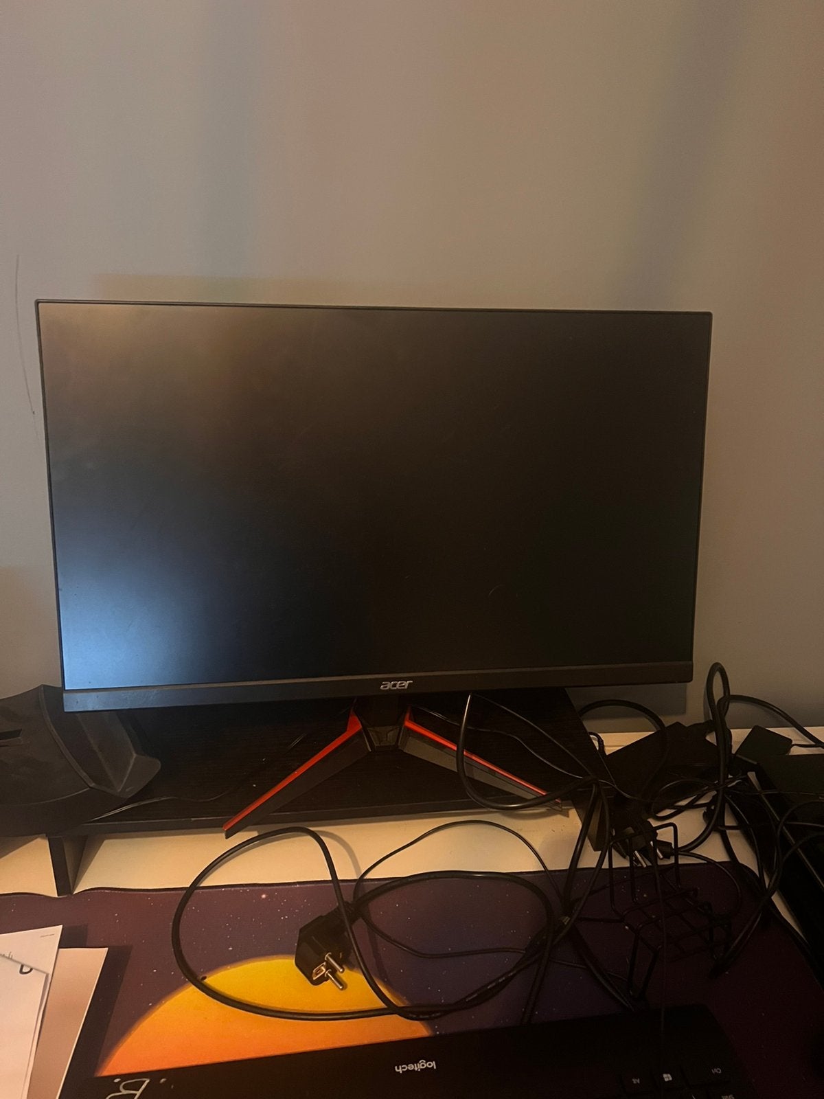 Acer Nitro VG240Y Gaming Monitor 23.8" Full HD IPS Als nieuw, IPS, 101 t/m 150 Hz, Zo goed als nieuw, VGA