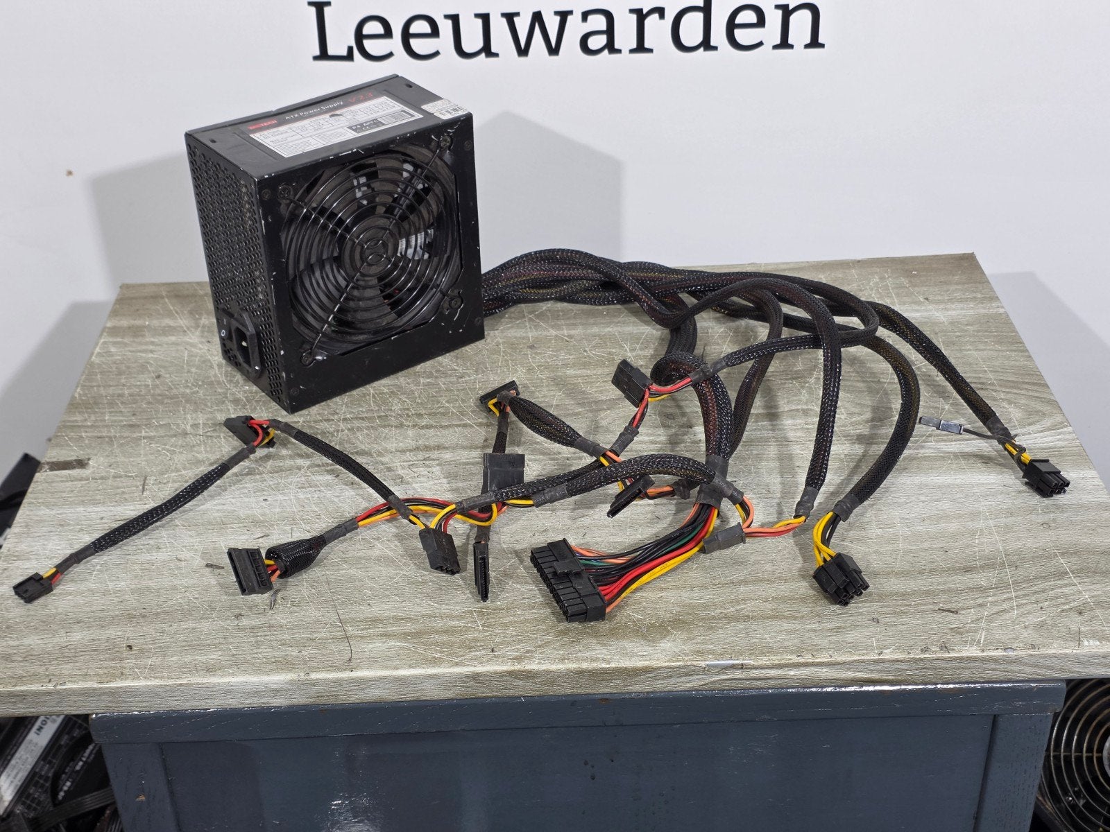 Ms-tech 650w max voeding psu power supply ms-n650-val v2.3, Gebruikt, ., Ophalen of Verzenden, .