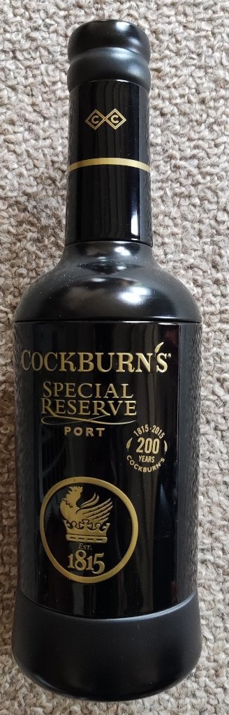 Metalen jubileum fles van Cockburn's port, Verzamelen, Blikken, Ophalen of Verzenden, Nieuw, Overige