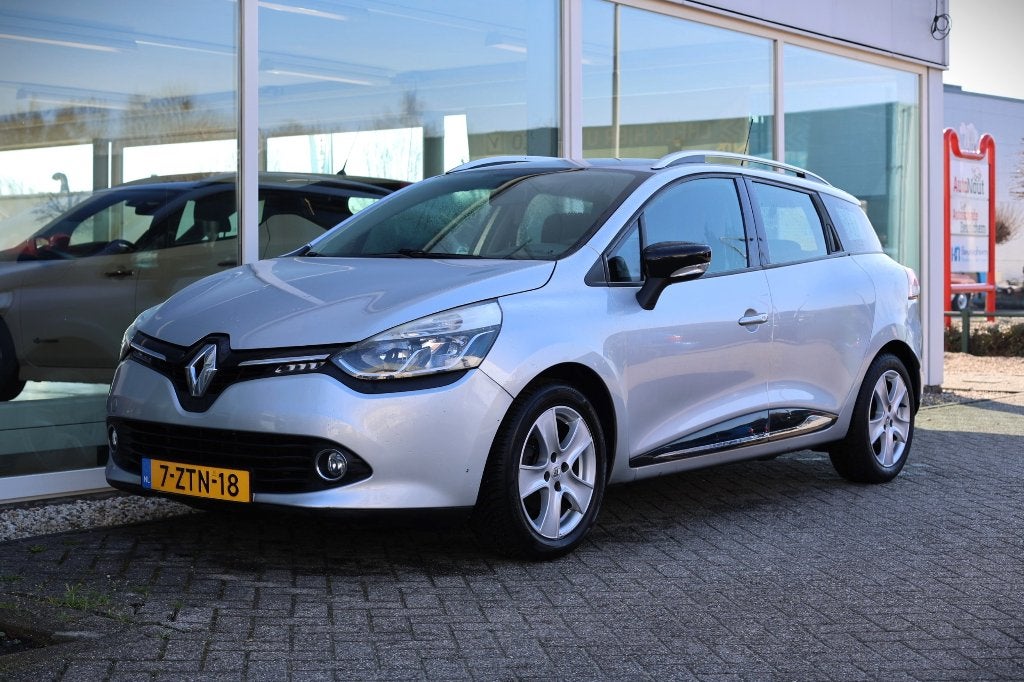 Renault Clio Estate 0.9 TCe Expression 2015 Grijs, Auto's, Voorwielaandrijving, 898 cc, Stof, Origineel Nederlands