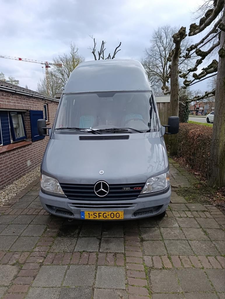 Mercedes 316 cdi buscamper, Caravans en Kamperen, Particulier, Buscamper of Camperbus, Overige merken