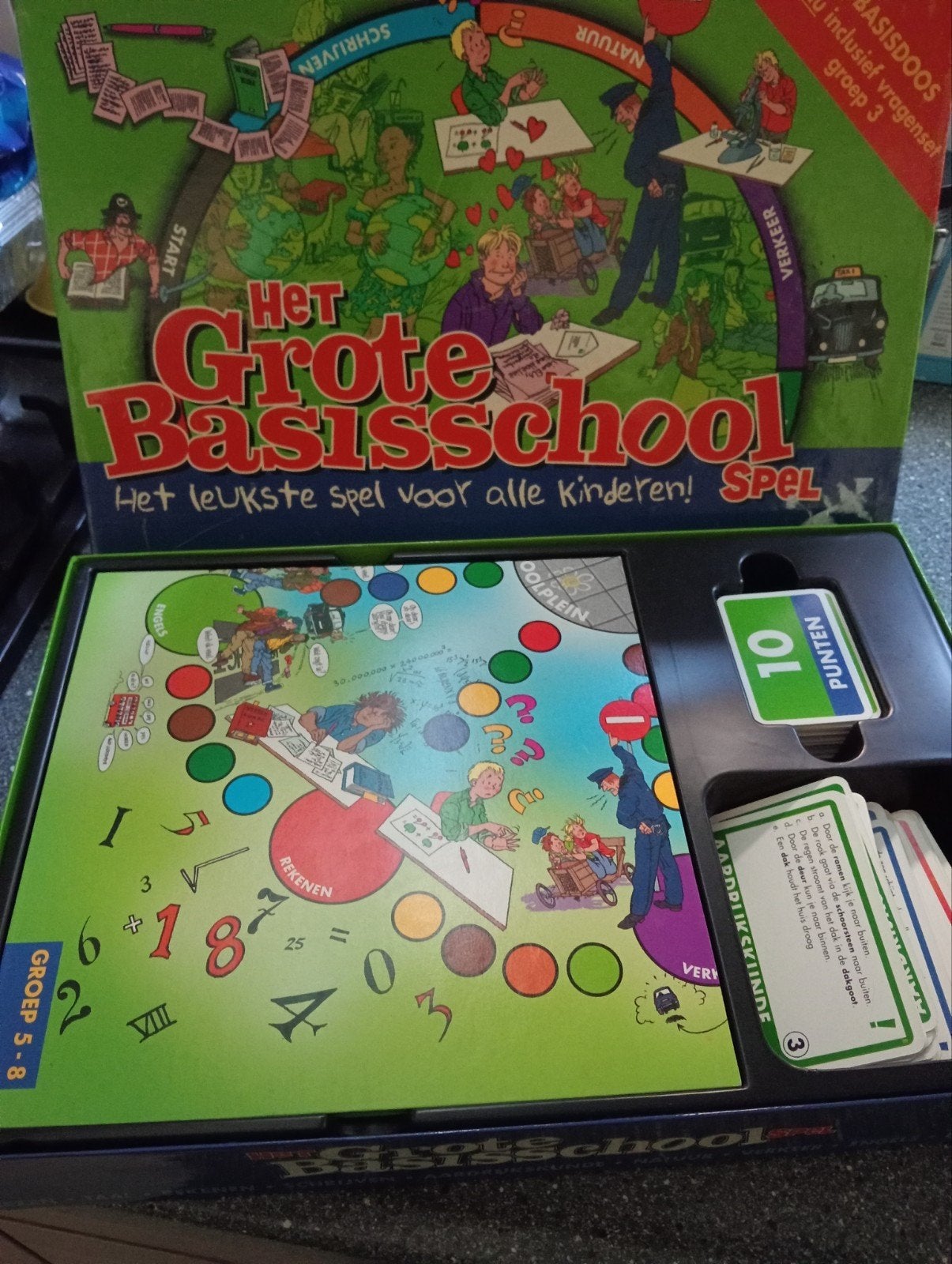 Het grote basisschoolspel, Ophalen