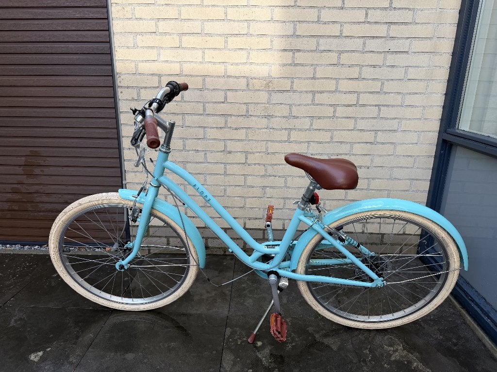 B'Twin ELOPS 500 Damesfiets – 6 Versnellingen – Turquoise, Fietsen en Brommers, Overige merken, Gebruikt, Velgrem, Versnellingen