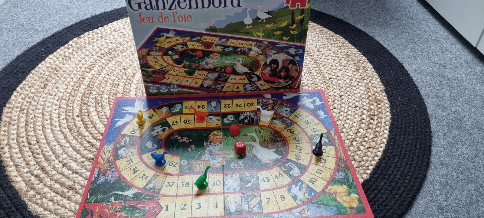 Jumbo Oud-Hollands Ganzenbord - Klassiek Bordspel, Vijf spelers of meer, Ophalen of Verzenden, Gebruikt, Jumbo