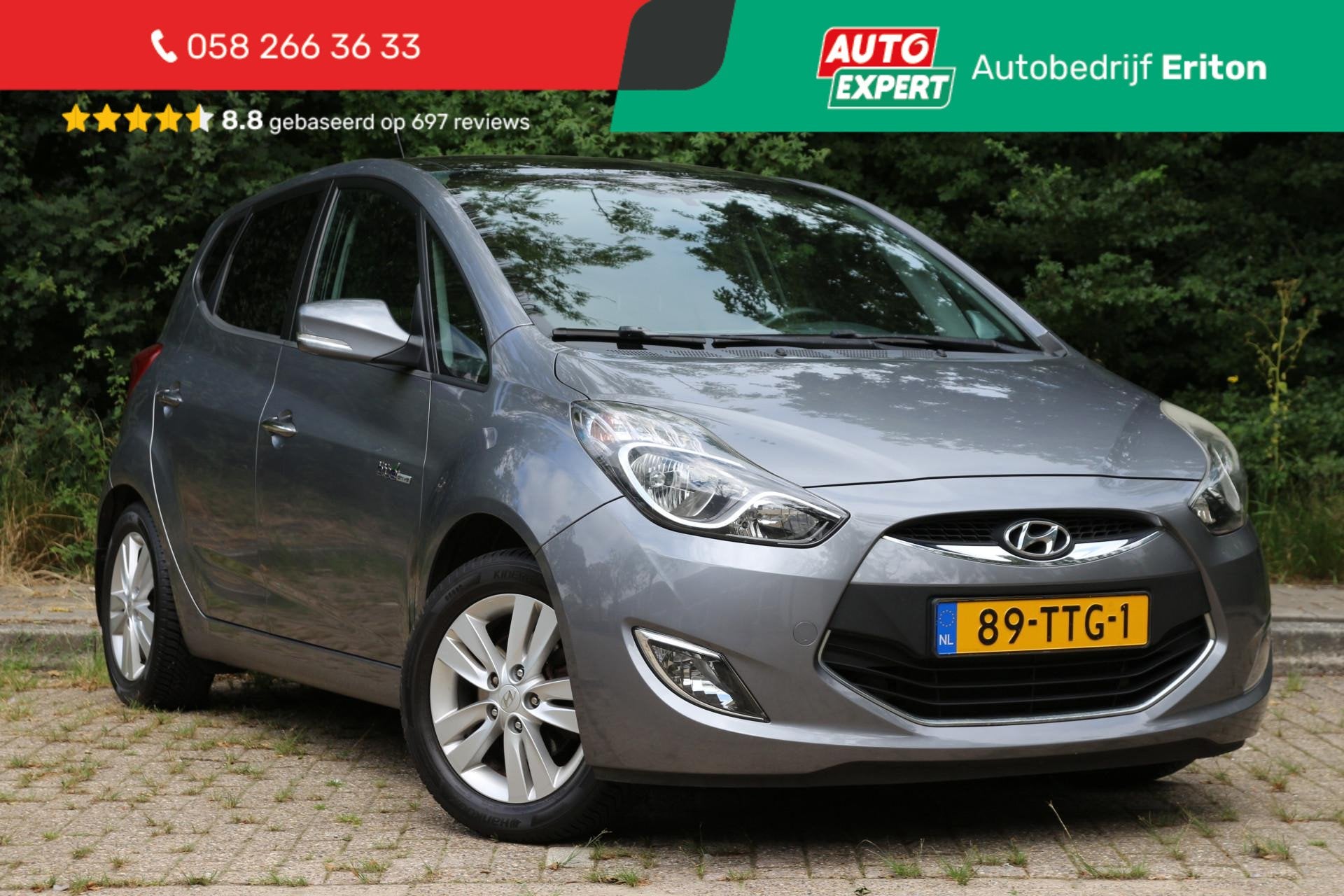 Hyundai ix20 1.4i 90pk i-Vision | NL-auto | 5 deuren | Clima, Auto's, Hyundai, Voorwielaandrijving, Stof, Gebruikt, Zwart