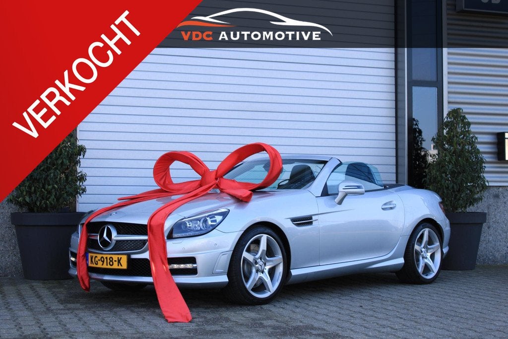 Mercedes-Benz SLK-Klasse 200 AMG Pano | Airscarf | Stoelverw, Auto's, Mercedes-Benz, Automaat, Euro 5, Gebruikt, 4 cilinders