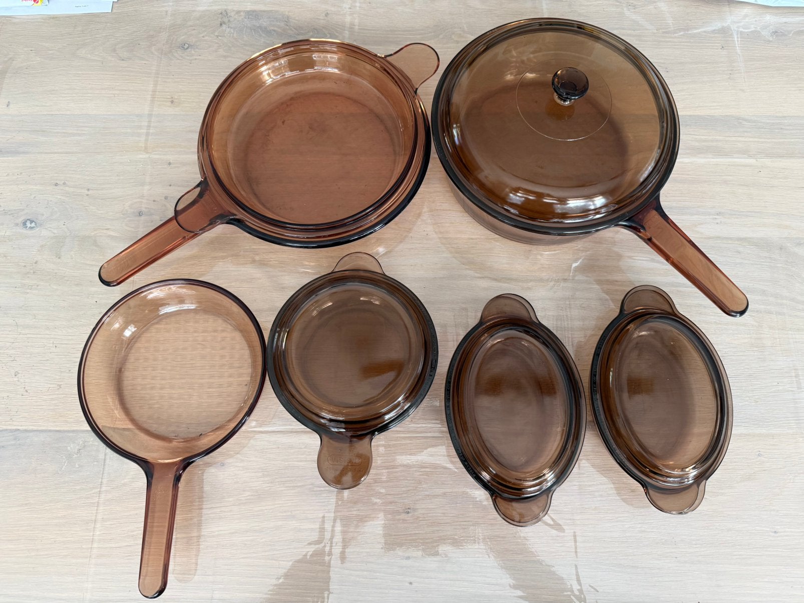 Vision Corning USA France Pyrex pannen en schalen, Huis en Inrichting, Ophalen, Zo goed als nieuw, Pannenset, Overige merken