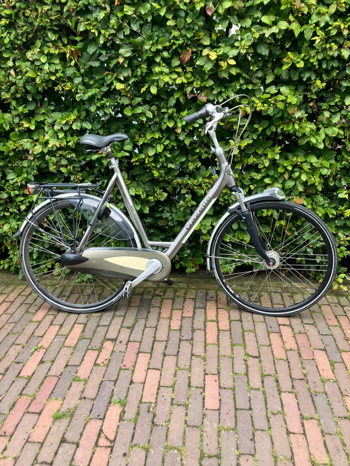 Gazelle Montreux Limited Edition D61 Damesfiets, Fietsen en Brommers, Ophalen, Gebruikt, Velgrem, Versnellingen