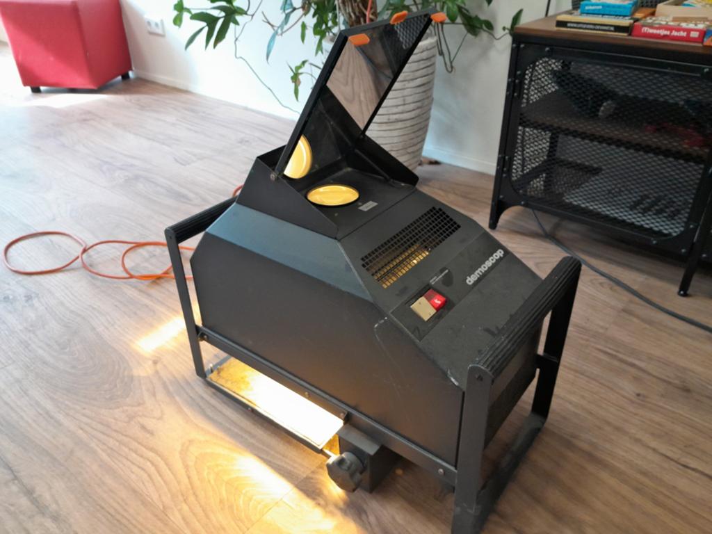 NIJKERK Zeldzame werkende Demoscop beeldprojector, Ophalen, Gebruikt