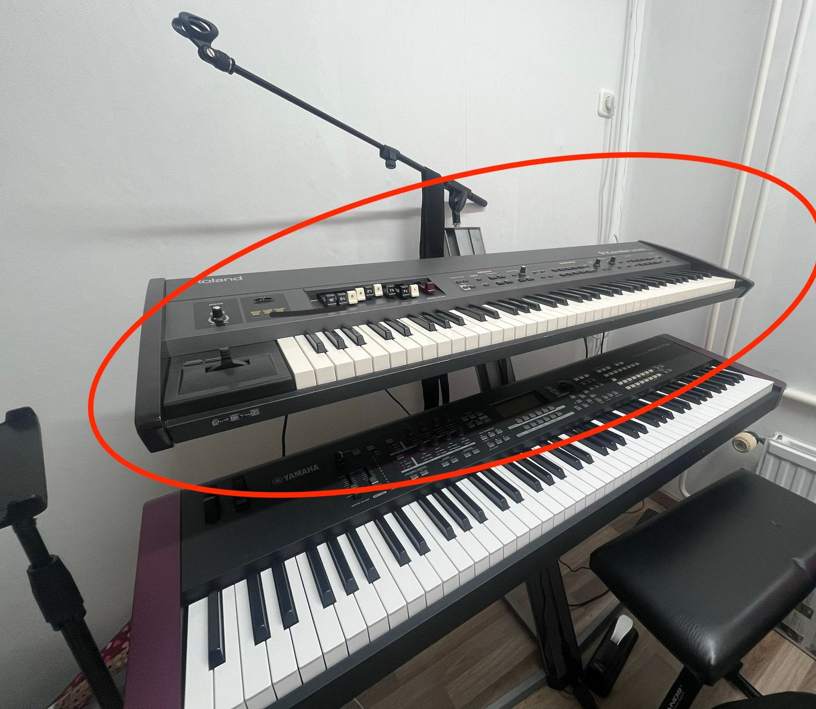 Roland V-Combo VR-700, Muziek en Instrumenten, Ophalen, Gebruikt, Roland, Aanslaggevoelig