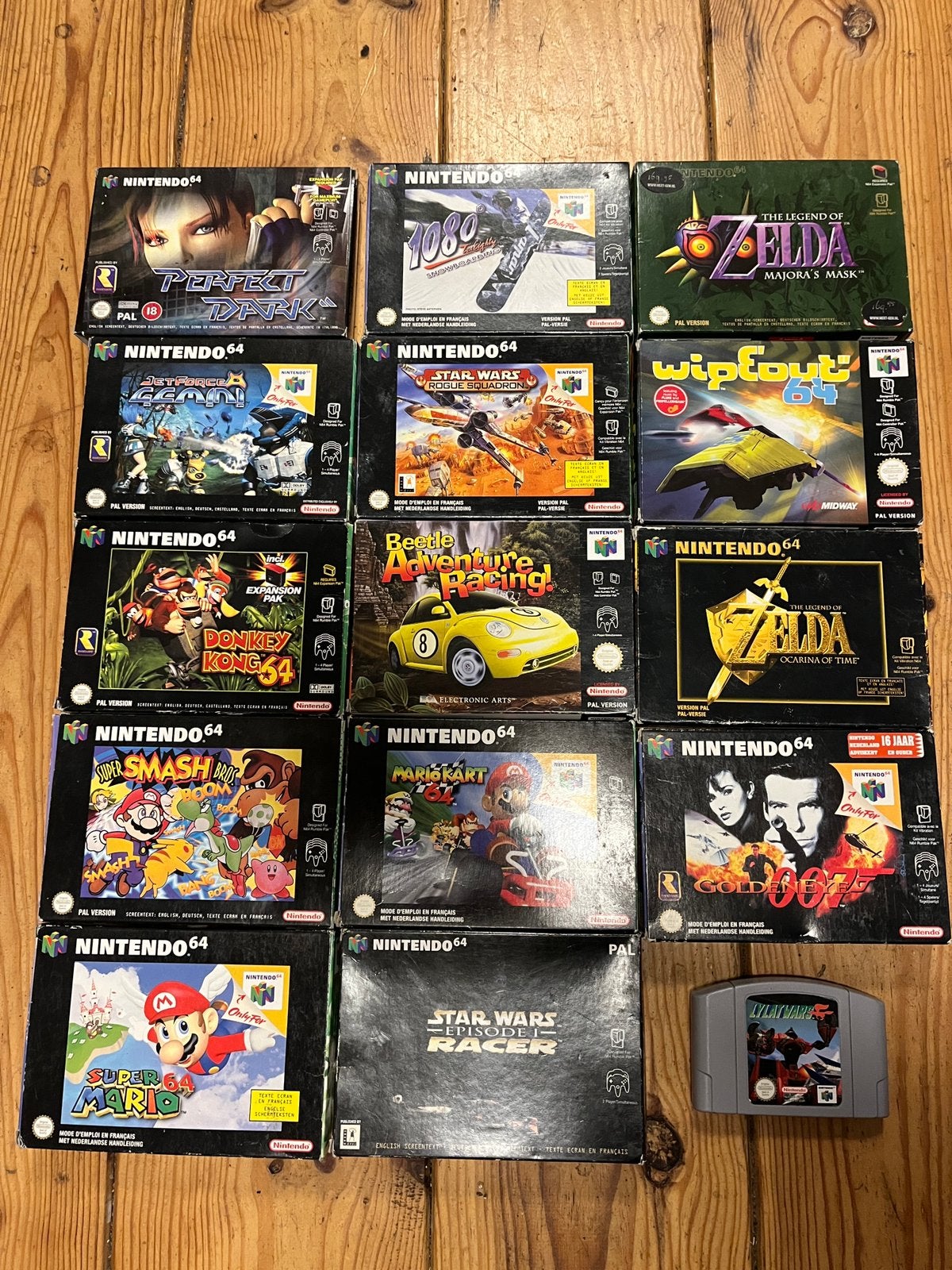 N64 collectie top games en Nintendo 64, Ophalen, Gebruikt, Met 3 controllers of meer, Met games