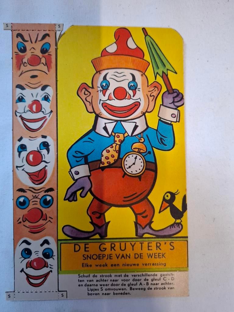 De Gruyter's snoepje van de week bouwplaat, Ophalen of Verzenden, Zo goed als nieuw, Gebruiksvoorwerp