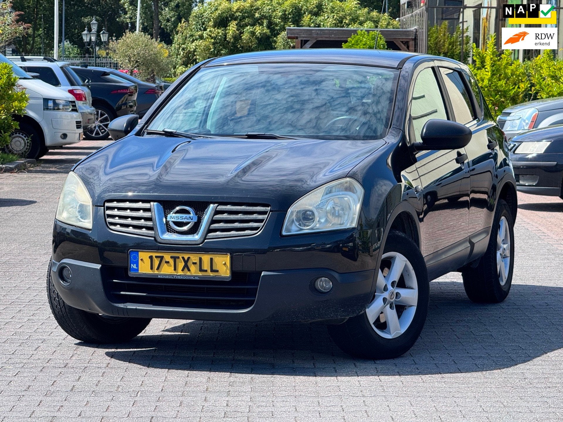 Nissan Qashqai 1.6 Visia | Navigatie | Airco | Elektrische s, Auto's, Voorwielaandrijving, 1272 kg, 15 km/l, Gebruikt
