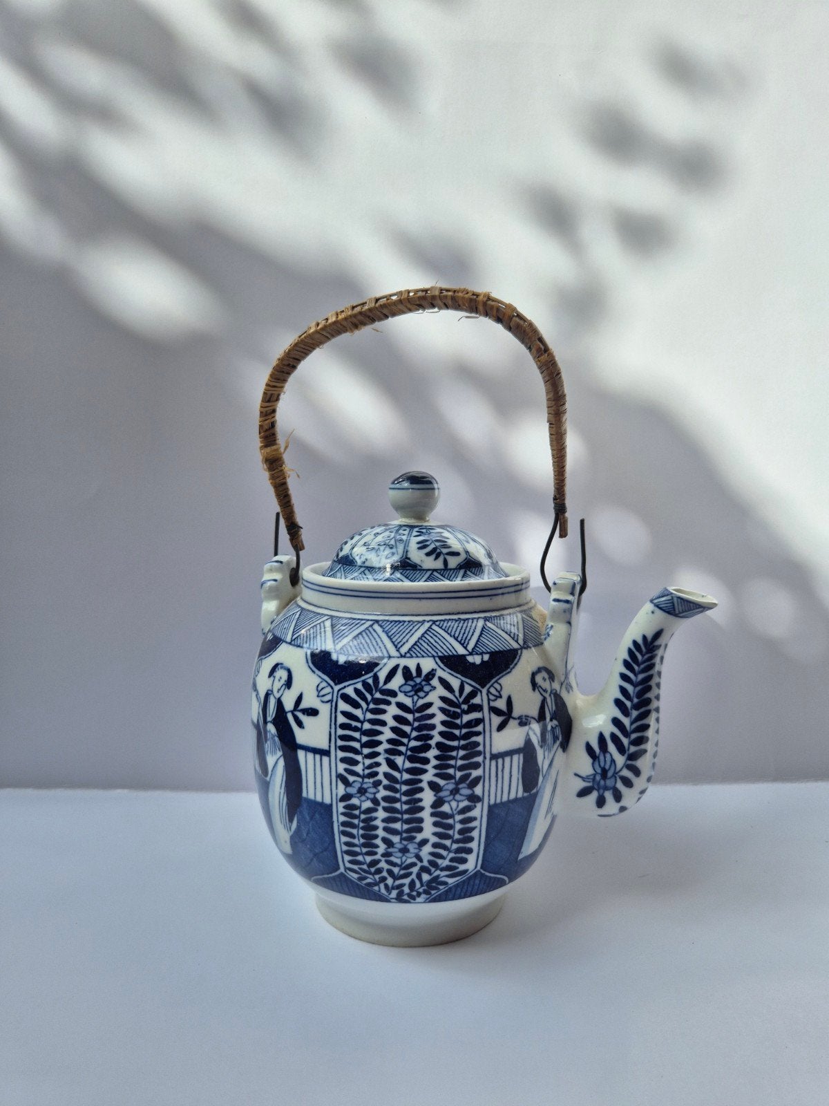 Antieke Mosa Chinoiserie Theepot uit Maastricht ca. 1900, Antiek en Kunst, Ophalen of Verzenden