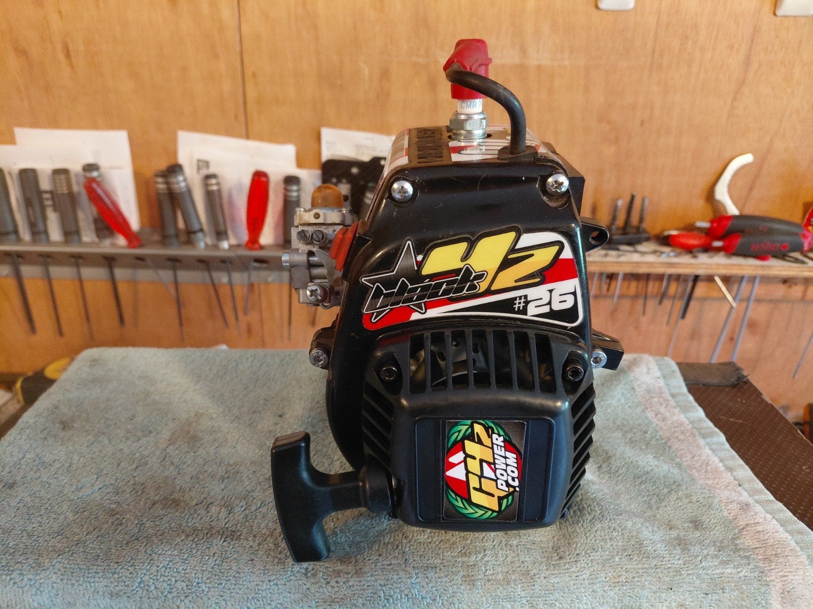 Zenoha G4z 26 cc motor., Ophalen of Verzenden, Zo goed als nieuw, Auto